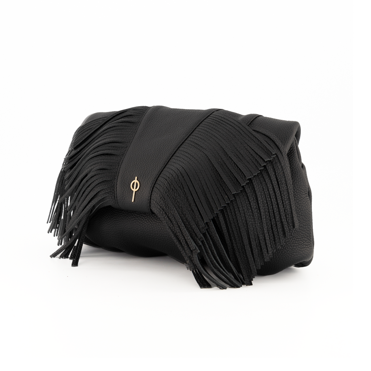 Otrera-Fringe Leda Black-Clutch-2-fleurdirect.live