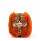 Otrera-Lula Pouch Fur - Burnt Orange-El Çantası-3-fleurdirect.live