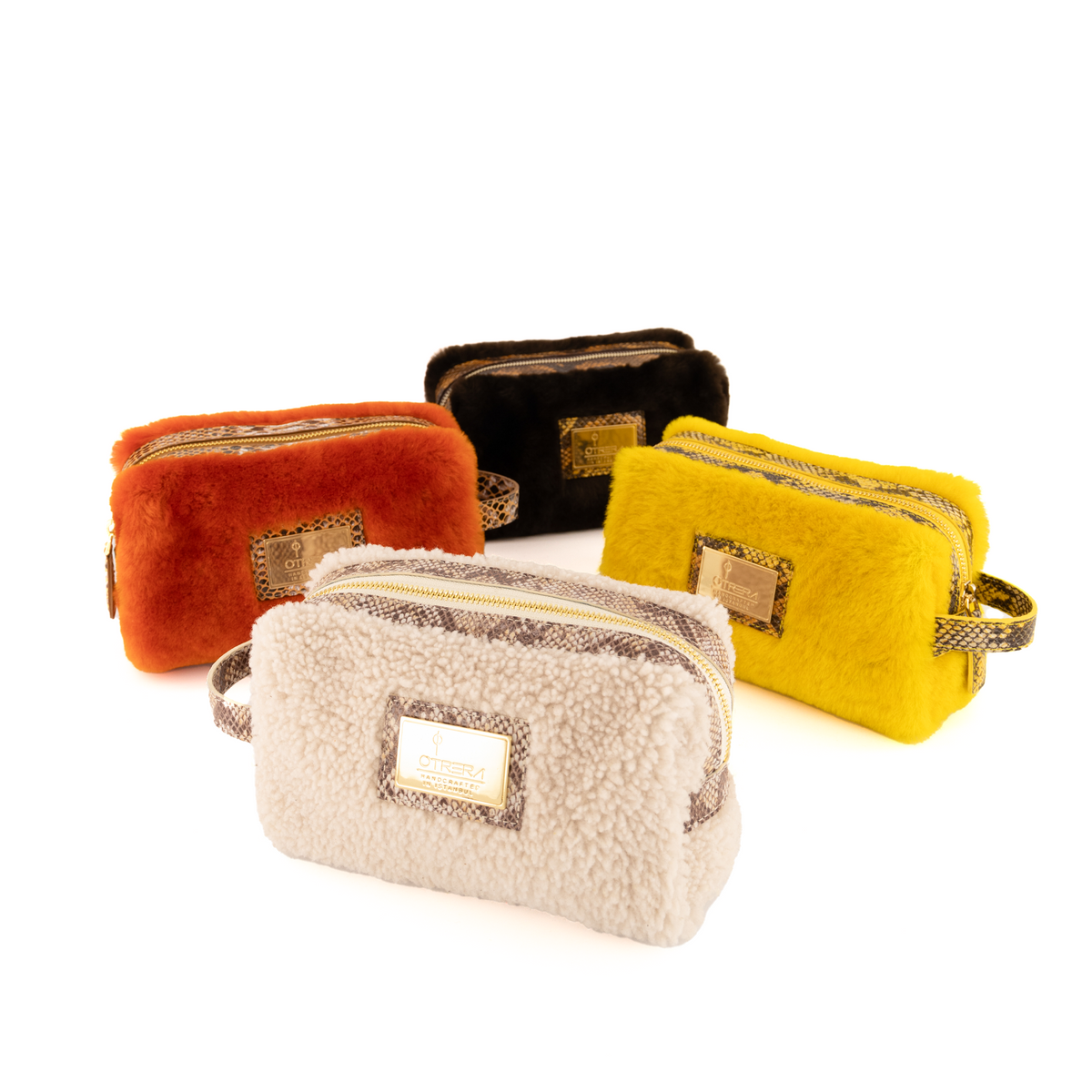 Otrera-Lula Pouch Fur - Burnt Orange-El Çantası-5-fleurdirect.live