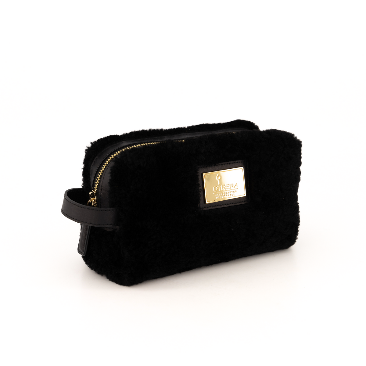 Otrera-Lula Pouch Shearling - Black-El Çantası-2-fleurdirect.live