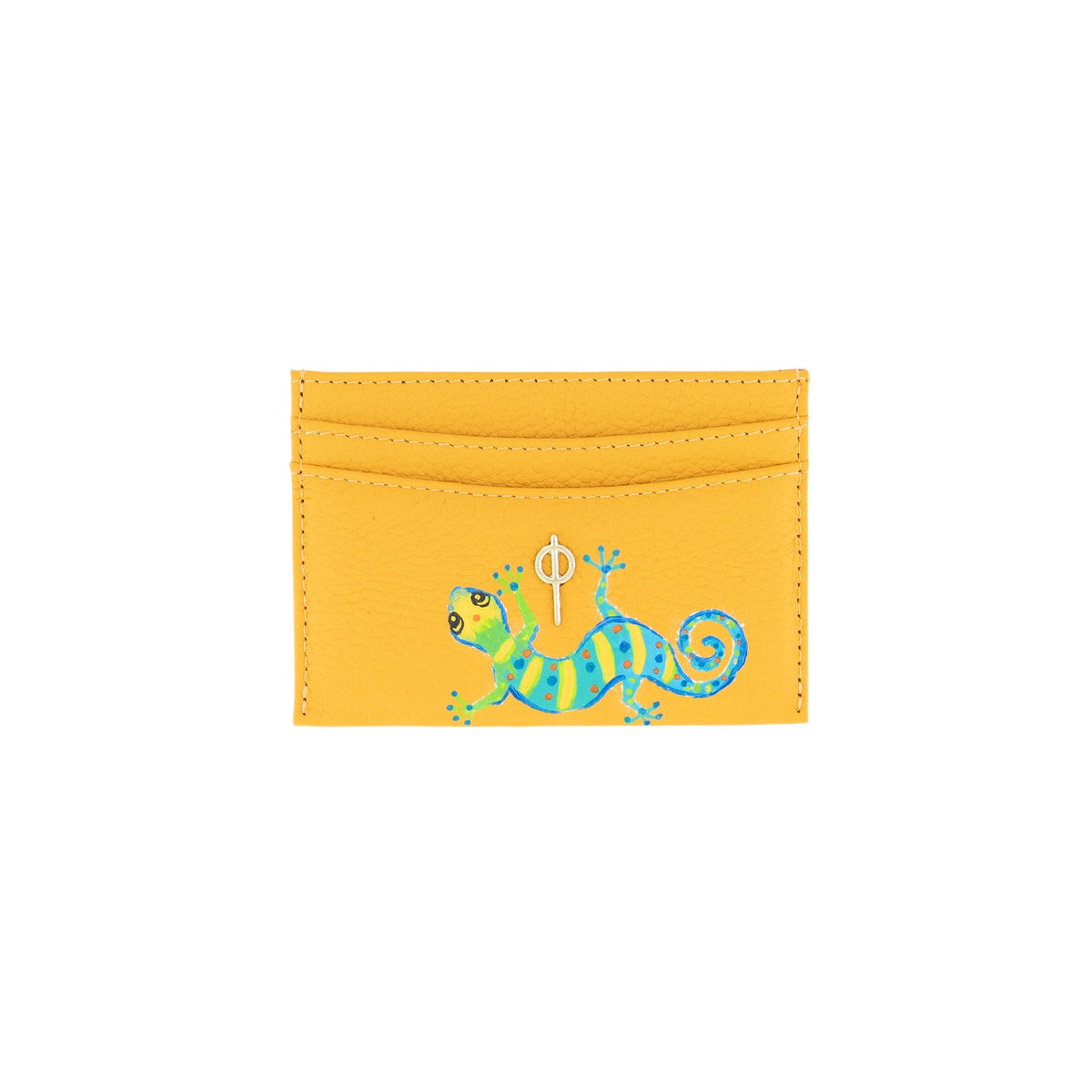 Otrera-Lydia Hand Painted - Yellow-Cüzdan & Kartlık-1-fleurdirect.live