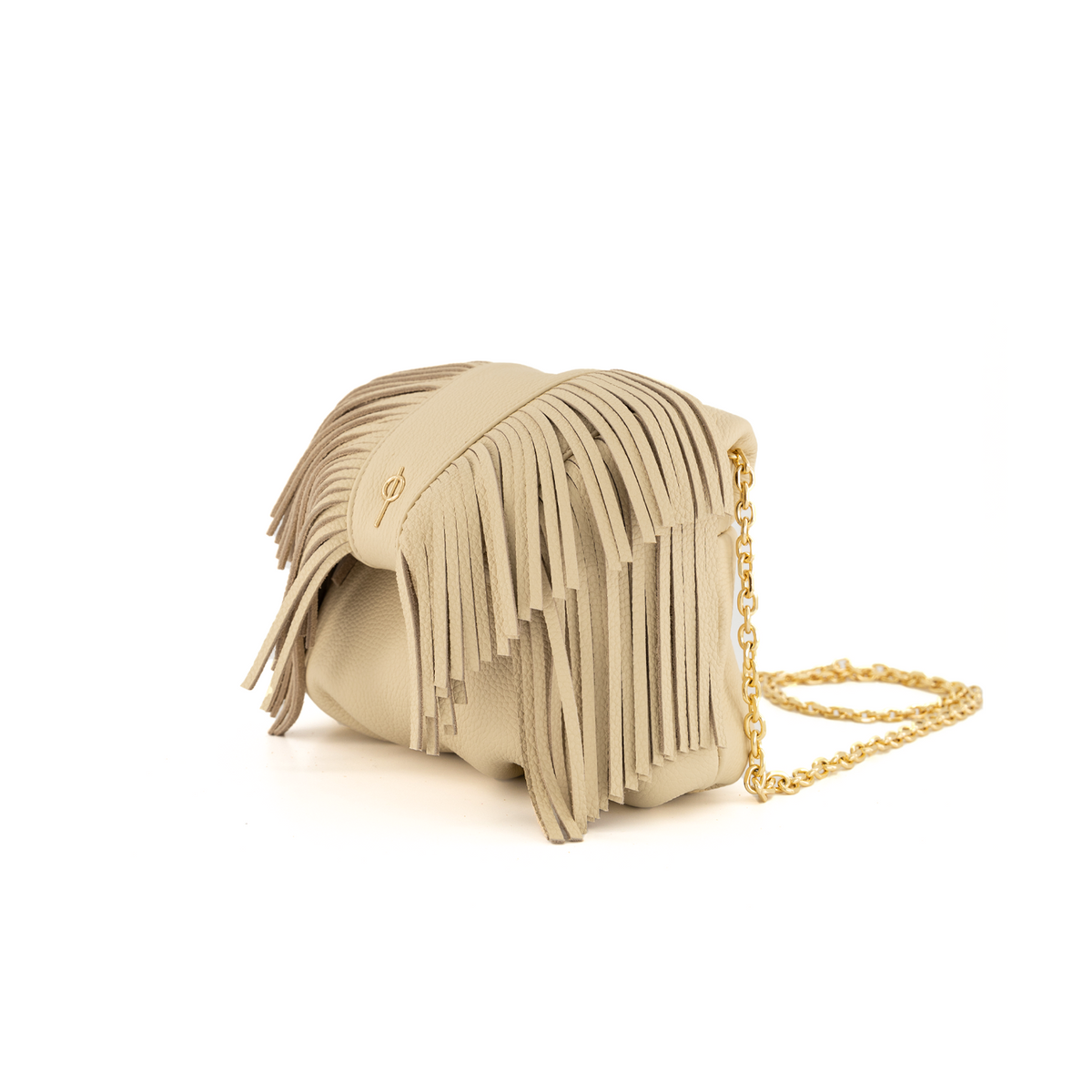 Otrera-Mini Fringe Leda Beige-Omuz Çantası-2-fleurdirect.live