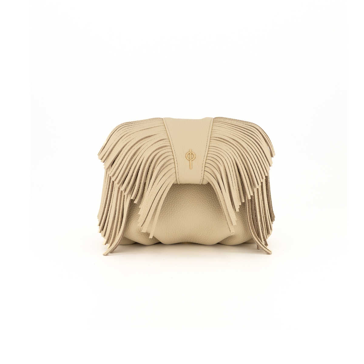 Otrera-Mini Fringe Leda Beige-Omuz Çantası-4-fleurdirect.live