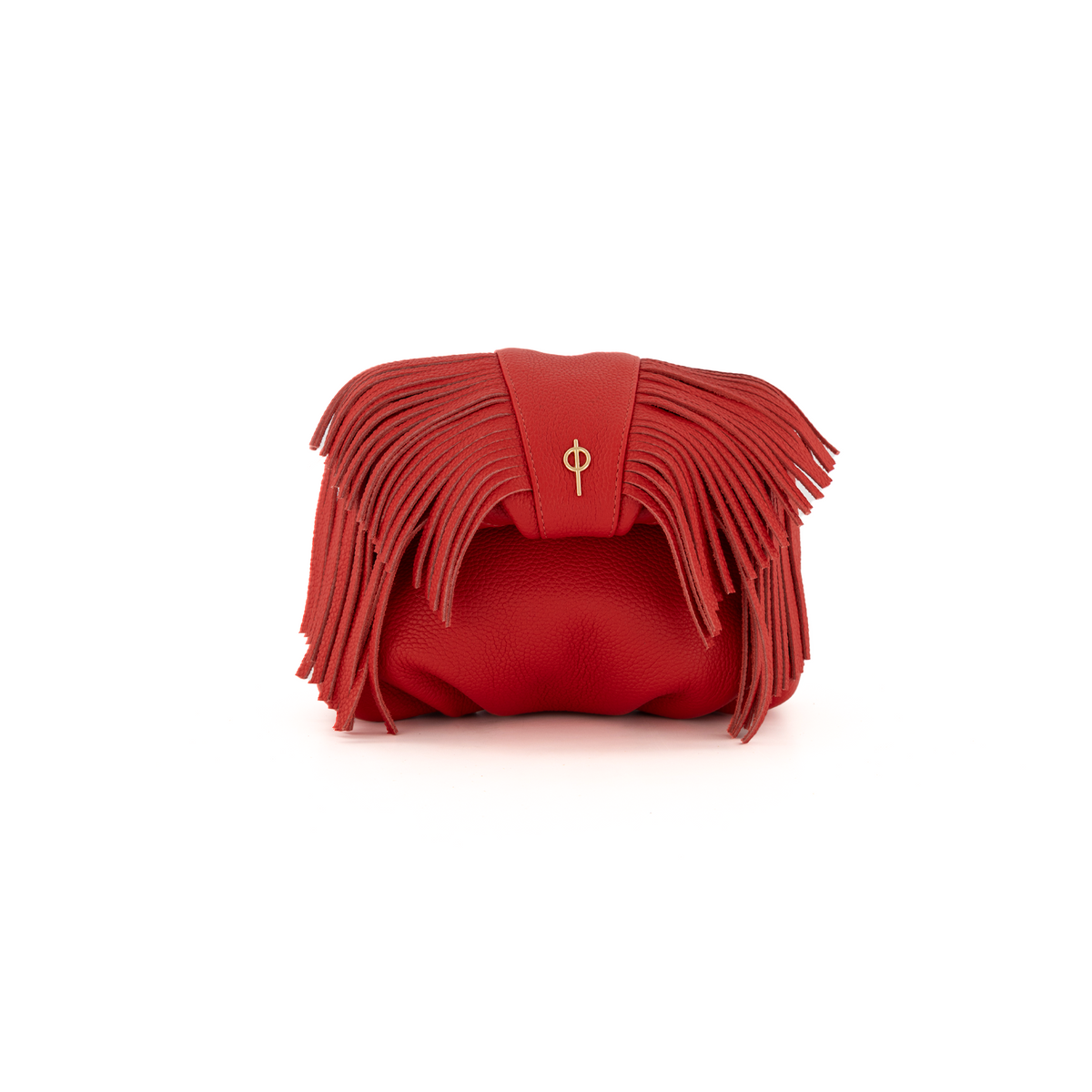 Otrera-Mini Fringe Leda Red-Omuz Çantası-1-fleurdirect.live