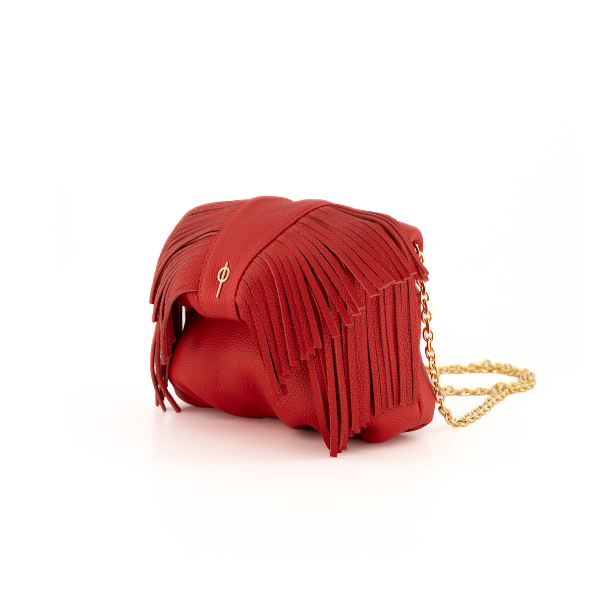 Otrera-Mini Fringe Leda Red-Omuz Çantası-3-fleurdirect.live