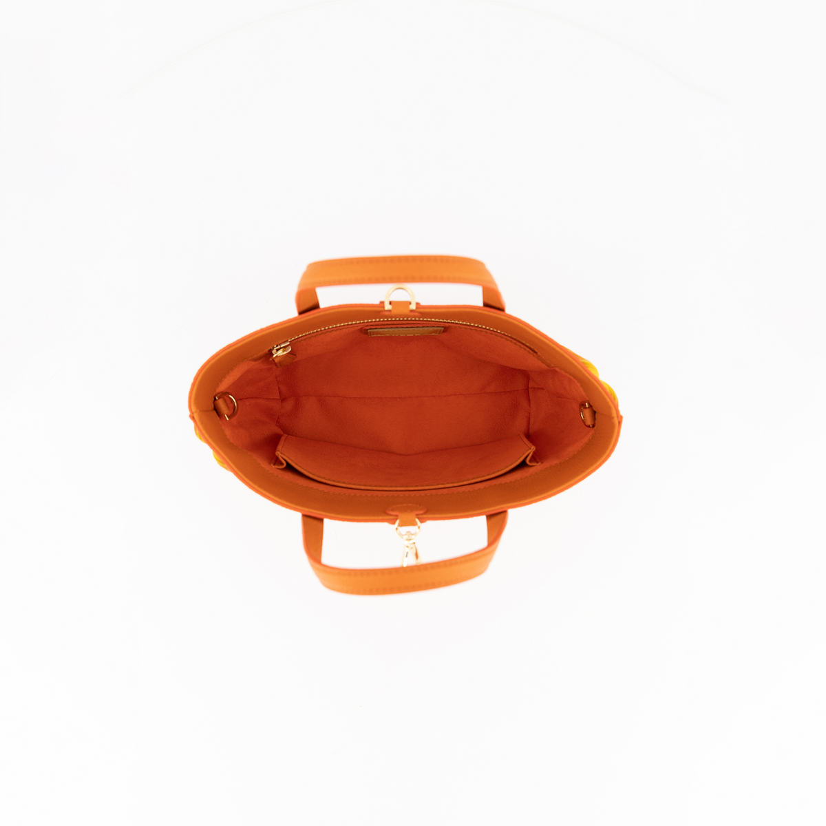 Otrera-Mini Shopping Bag Orange&Yellow-Omuz Çantası-4-fleurdirect.live