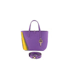 Otrera-Mini Shopping Bag Purple&Yellow-Omuz Çantası-1-fleurdirect.live
