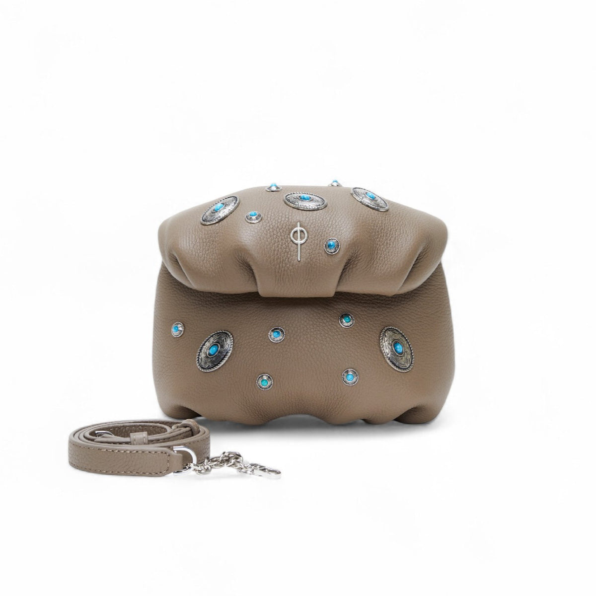 Otrera-Mını Studded Leda Rock-Clutch-3-fleurdirect.live