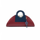 Otrera-Mini Taco Leather - Burgundy-El Çantası-1-fleurdirect.live