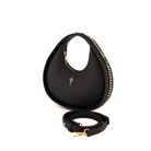 Otrera-SORUNLU - Round Chain Bag Black-Omuz Çantası-3-fleurdirect.live
