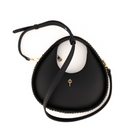 Otrera-SORUNLU - Round Chain Bag Black-Omuz Çantası-4-fleurdirect.live