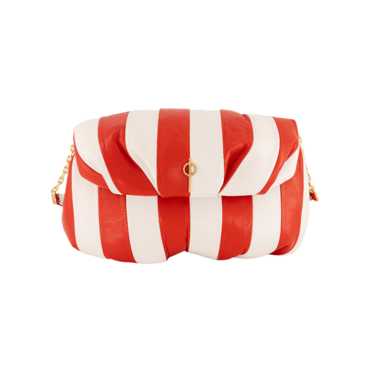 Otrera-Striped Leda Red-Clutch-1-fleurdirect.live