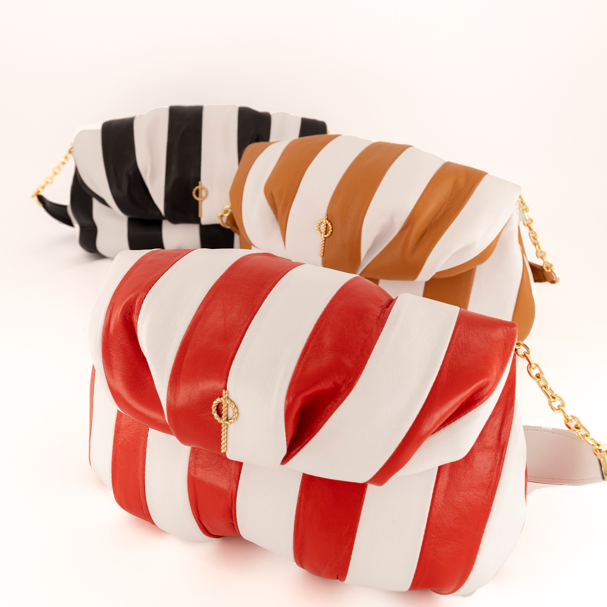 Otrera-Striped Leda Tan-Clutch-4-fleurdirect.live