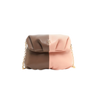 Otrera-Two Colored Baby Leda Floater Brown/Pink-Crossbody bag-1-fleurdirect.live