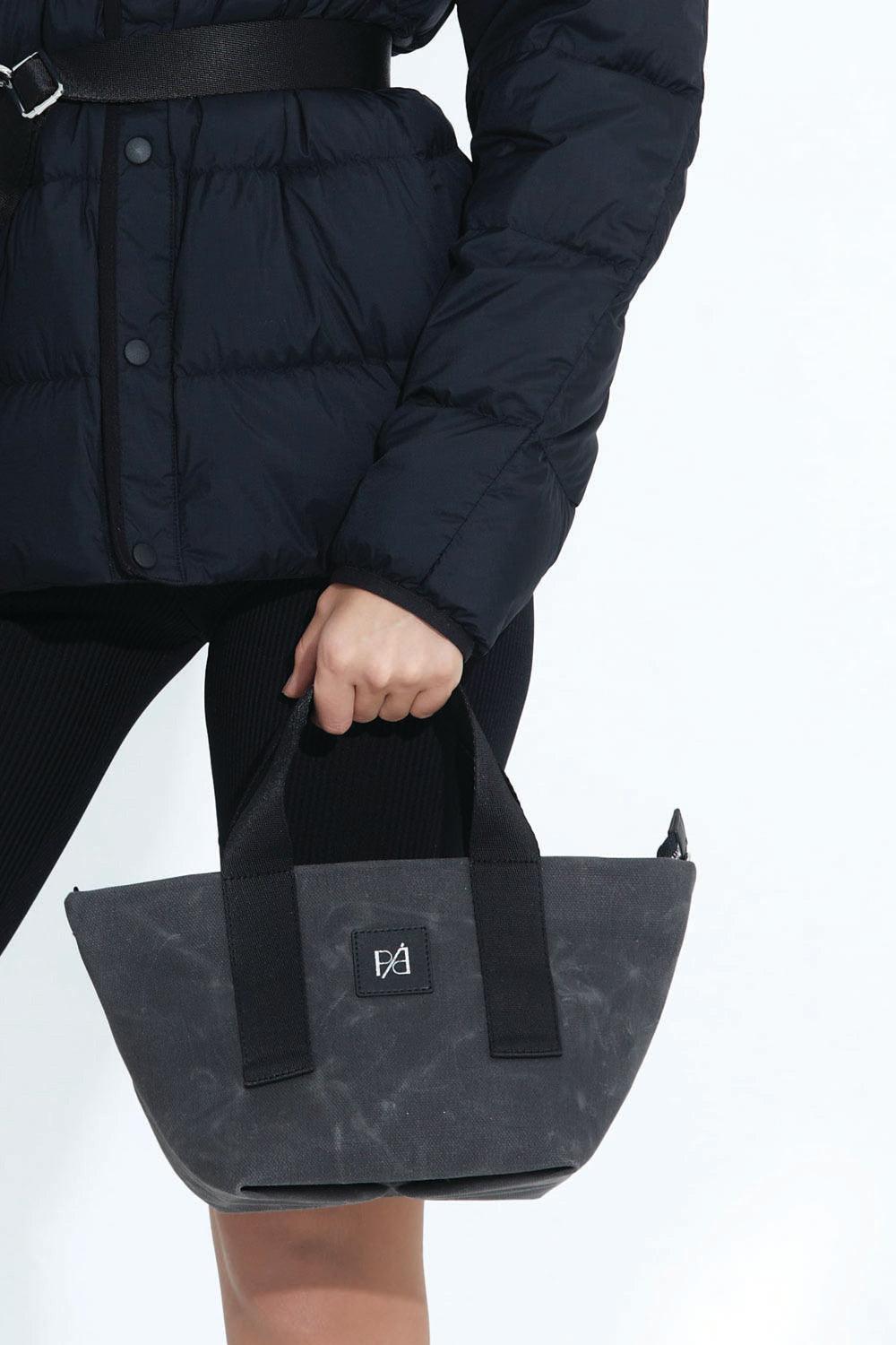 Pap Atelier-Japanese Tote Çanta (Siyah)-El Çantası-2-fleurdirect.live