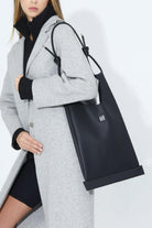 Pap Atelier-Shopper Çanta (Siyah)-Omuz Çantası-3-fleurdirect.live