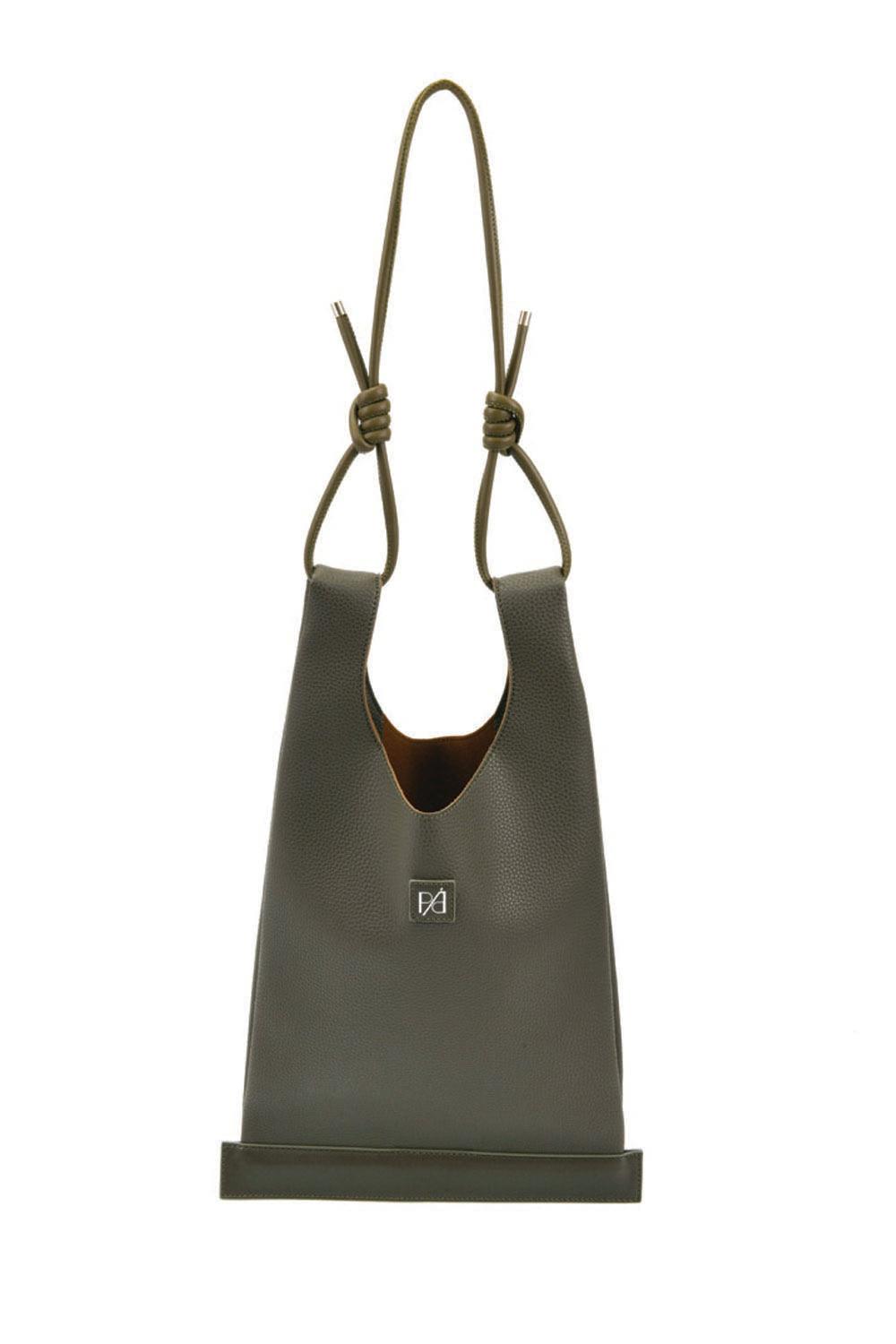 Pap Atelier-Shopper Çanta (Yeşil)-Omuz Çantası-1-fleurdirect.live