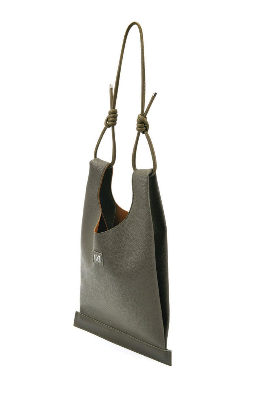 Pap Atelier-Shopper Çanta (Yeşil)-Omuz Çantası-2-fleurdirect.live