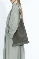 Pap Atelier-Shopper Çanta (Yeşil)-Omuz Çantası-3-fleurdirect.live