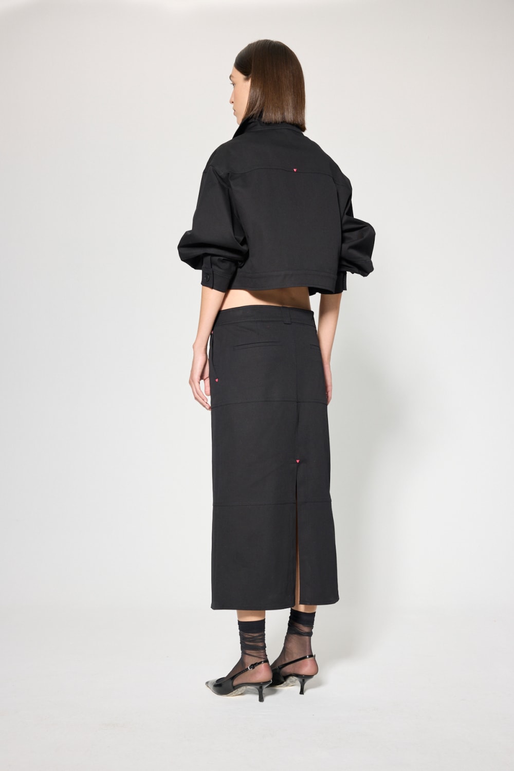 Partners of Tomorrow-Oversize Crop Ceket-Ceket-4-fleurdirect.live
