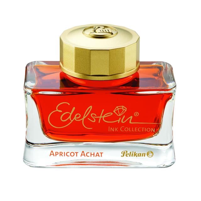 PeliKan-Pelikan Edelstein Ink Of The Year 2025 Şişe Mürekkep 50ml Apricot Achat-Şişe Mürekkep-1-fleurdirect.live