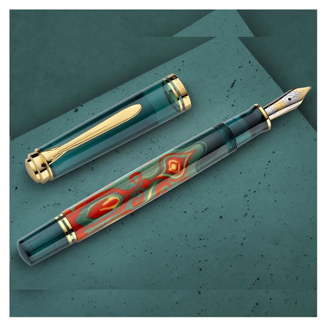 Pelikan Souverän M600 Art Collection Rudi Rother Dolma Kalem Ef Uç
