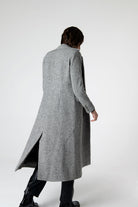 Peploum-Adele Herringbone Coat-Kaban-4-fleurdirect.live