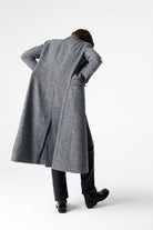 Peploum-Adele Herringbone Coat-Kaban-5-fleurdirect.live