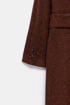 Peploum-Adele Herringbone Coat-Kaban-6-fleurdirect.live