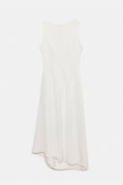 Peploum-Amor Draped Sateen Dress-Elbise-7-fleurdirect.live