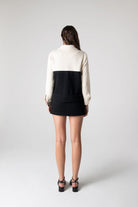 Peploum-Anne Bouny Contrast Weaving Jacket-Ceket-6-fleurdirect.live
