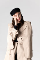 Peploum-Beatrice Asymmetric Piece Trenchcoat-Trençkot-1-fleurdirect.live