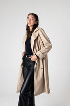 Peploum-Beatrice Asymmetric Piece Trenchcoat-Trençkot-2-fleurdirect.live