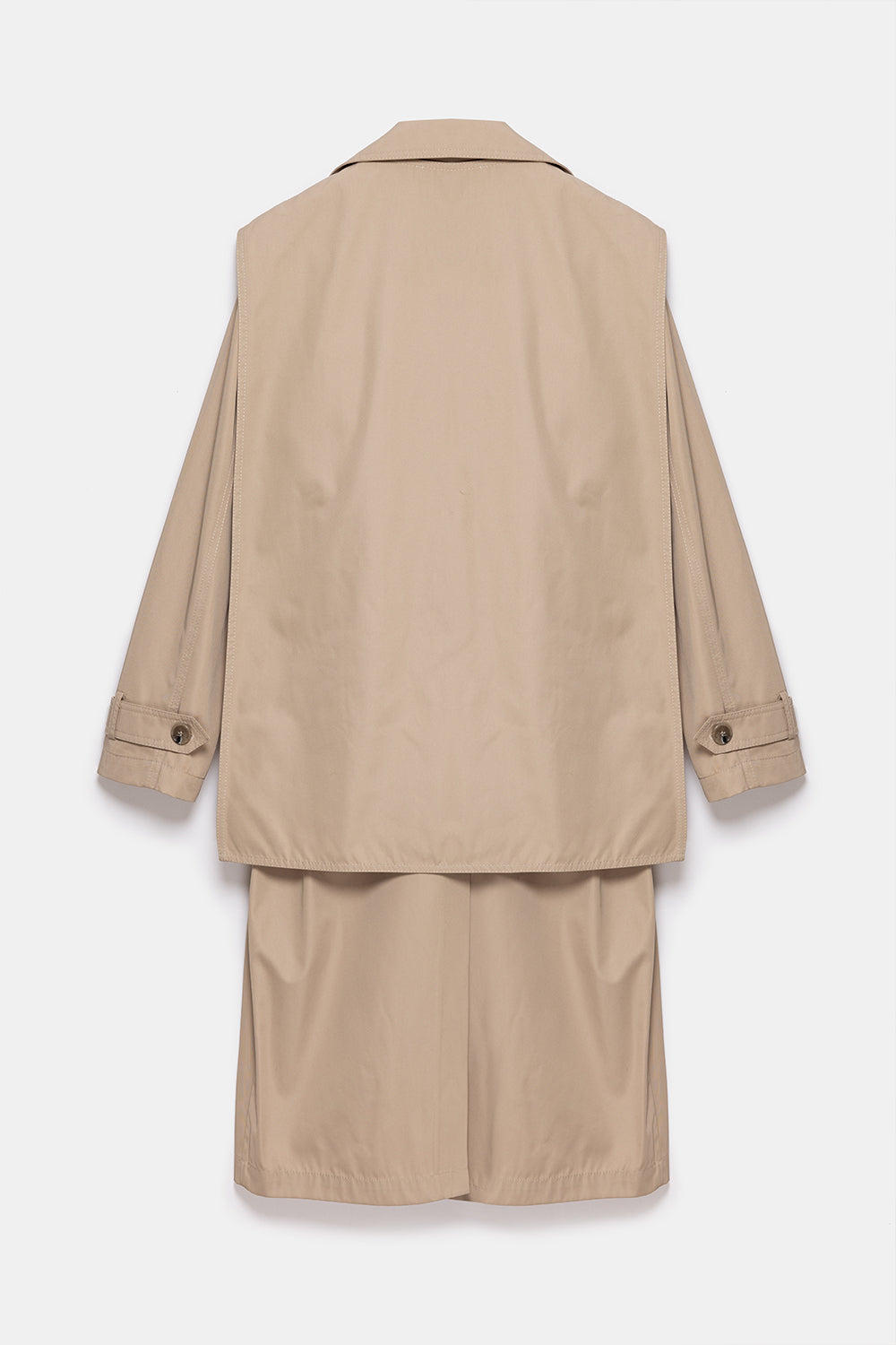 Peploum-Beatrice Asymmetric Piece Trenchcoat-Trençkot-7-fleurdirect.live