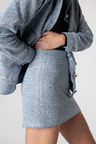 Peploum-Carleen Textured Weaving Skirt-Etek-4-fleurdirect.live