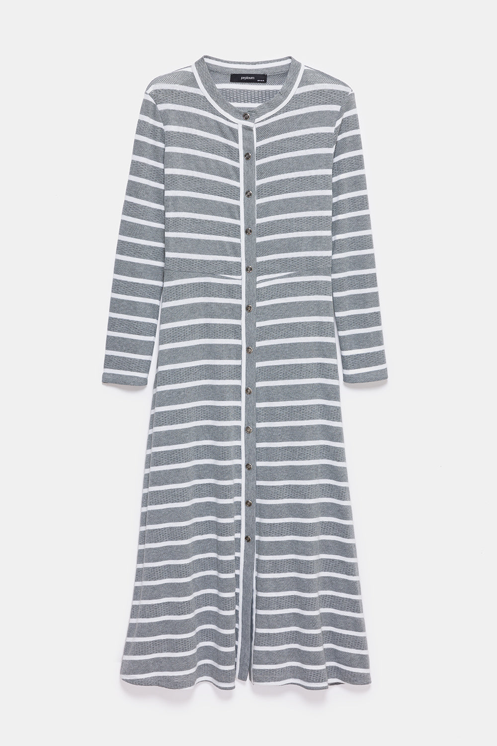 Peploum-Marianne Stripe Maxi Dress-Elbise-1-fleurdirect.live