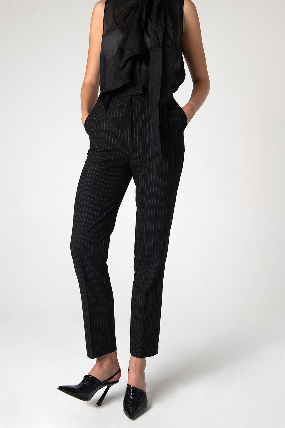 Peploum-Mary Lacy Slim Fit Trousers-Pantolon-2-fleurdirect.live