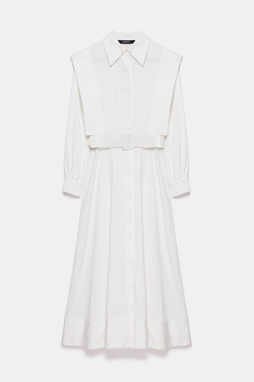Peploum-Valeria Shirt Maxi Dress-Elbise-1-fleurdirect.live