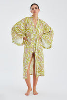 Peraluna-Akira Desenli 120 Cm Mat Dokulu Yazlık Kadın Kimono-Kimono-4-fleurdirect.live
