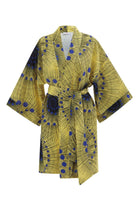 Peraluna-Aura Geometrik Desenli Diz Hizası Saten Kadın Kimono-Kimono-10-fleurdirect.live