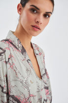 Peraluna-Bolossom Çiçek Desenli 120 Cm Saten Yazlık Kadın Kimono-Kimono-4-fleurdirect.live