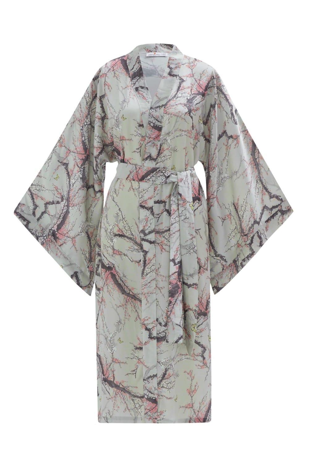 Peraluna-Bolossom Çiçek Desenli 120 Cm Saten Yazlık Kadın Kimono-Kimono-7-fleurdirect.live