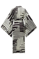 Peraluna-Hanita Geometrik Desenli 120 Cm Saten Yazlık Kadın Kimono-Kimono-10-fleurdirect.live