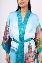 Peraluna-Istanbul Kimono İstanbul Manzara Baskılı 125 Cm Uzun Saten Kadın Kimono-Kimono-4-fleurdirect.live