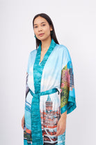 Peraluna-Istanbul Kimono İstanbul Manzara Baskılı 125 Cm Uzun Saten Kadın Kimono-Kimono-5-fleurdirect.live