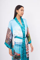 Peraluna-Istanbul Kimono İstanbul Manzara Baskılı 125 Cm Uzun Saten Kadın Kimono-Kimono-6-fleurdirect.live