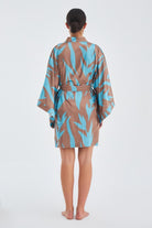Peraluna-Kali̇nda Kimono Desenli 90 Cm Saten Yazlık Kadın Kimono-Kimono-6-fleurdirect.live