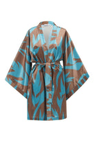 Peraluna-Kali̇nda Kimono Desenli 90 Cm Saten Yazlık Kadın Kimono-Kimono-7-fleurdirect.live