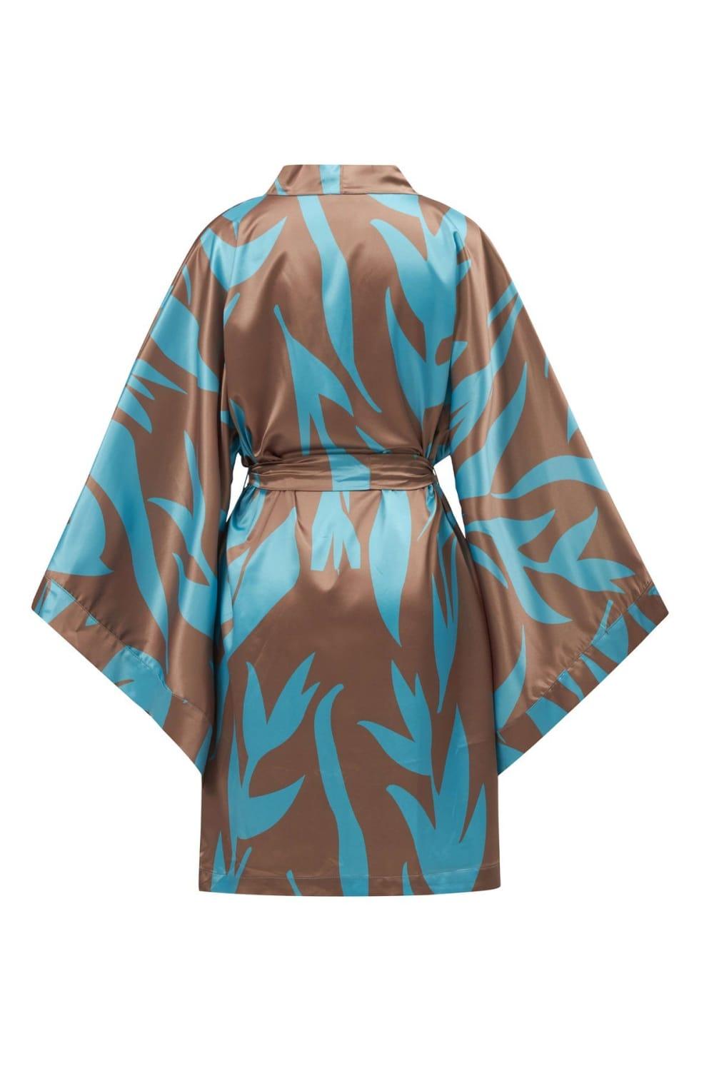 Peraluna-Kali̇nda Kimono Desenli 90 Cm Saten Yazlık Kadın Kimono-Kimono-8-fleurdirect.live