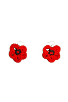 Peraluna-Poppy Earrings El Yapımı Gelincik Küpe Ekru-Küpe-8-fleurdirect.live